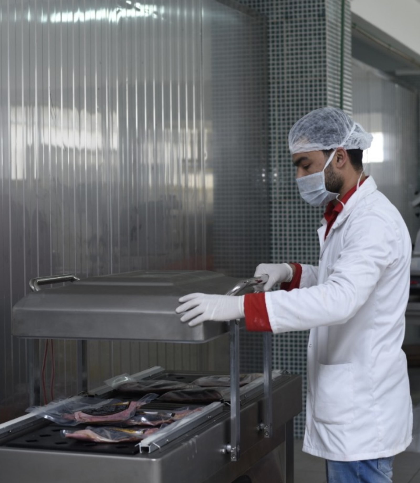 Staff on production line